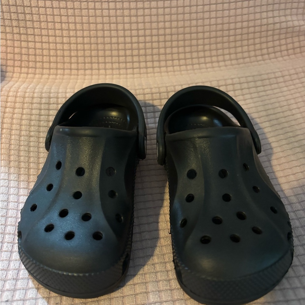 Kids Black Crocs Shoes - Comfortable Slip-On Style